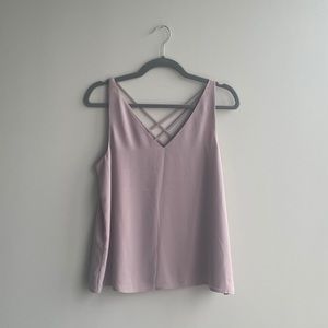 Express Mauve Criss-Cross Camisole